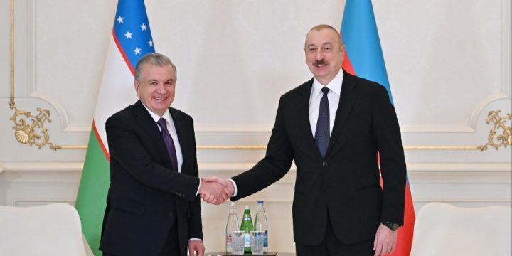 President Ilham Aliyev congratulates Shavkat Mirziyoyev on his re-election as President of Uzbekistan