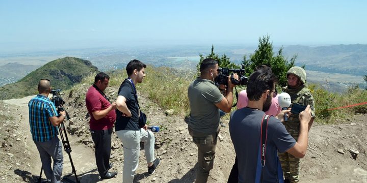 A media tour was organized on the occasion of the 3rd anniversary of the Tovuz battles