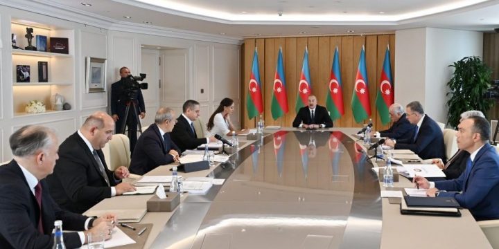 President Ilham Aliyev chaired meeting dedicated to socio-economic results of six months of this year 