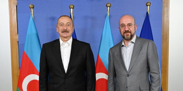 President Ilham Aliyev held meeting with President of European Council Charles Michel in Brussels