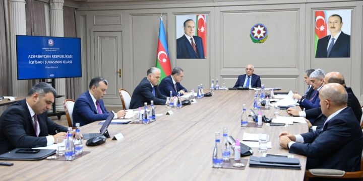 Azərbaycan Respublikasının İqtisadi Şurasının növbəti iclası keçirilib