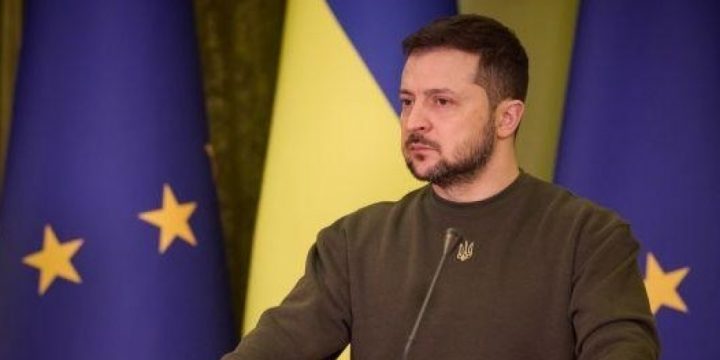 Volodimir Zelenski Ukraynaya dəstəyə görə Prezident İlham Əliyevə təşəkkür edib