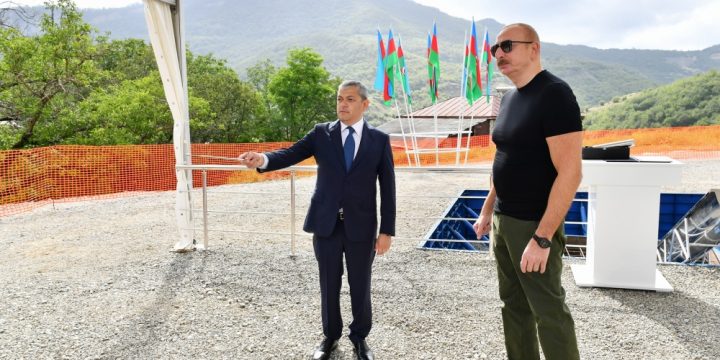 Prezident İlham Əliyev Şuşa rayonunun Daşaltı kəndinin yenidən qurulması ilə bağlı görüləcək işlərlə tanış olub