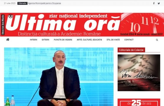 Rumıniya mətbuatı Şuşada keçirilən Qlobal Media Forumundan yazıb