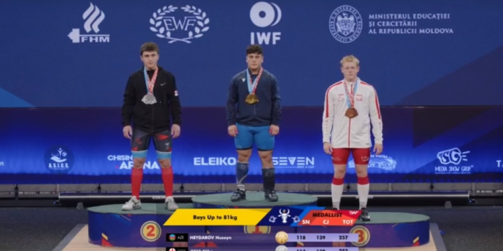 Azerbaijan`s weightlifter Heydarov grabs three European golds