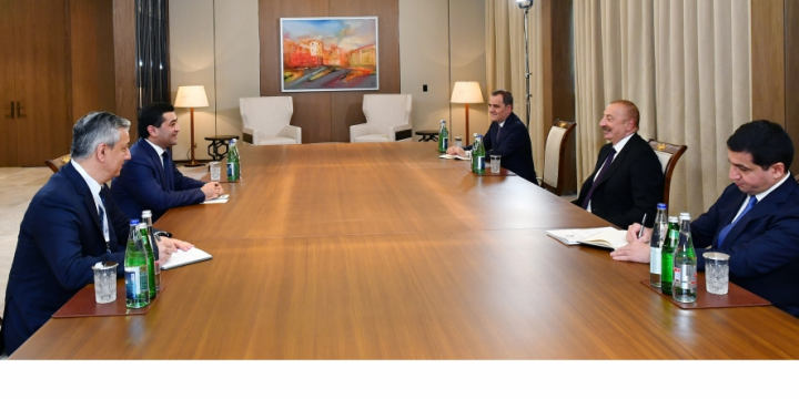 Prezident İlham Əliyev Özbəkistanın xarici işlər nazirini qəbul edib