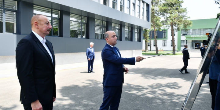 President Ilham Aliyev attended opening of Jalilabad State Vocational Education Center