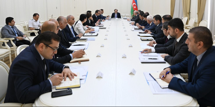 Nazirlər Kabinetində Naxçıvanla bağlı iclas keçirilib