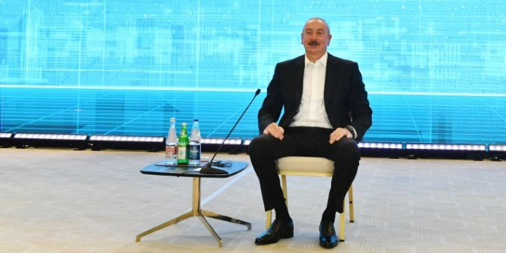 President Ilham Aliyev attended the opening ceremony