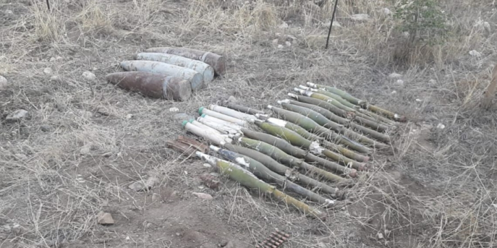 Zəngilanda hərbi sursatlar aşkar edilib