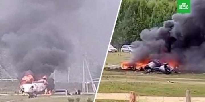 Russian helicopter crashes in Siberia, killing 6 people on board and injuring 7