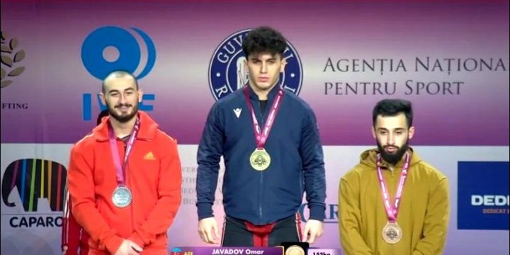 Ağır atletimiz Avropa birinciliyində qızıl medal qazanıb