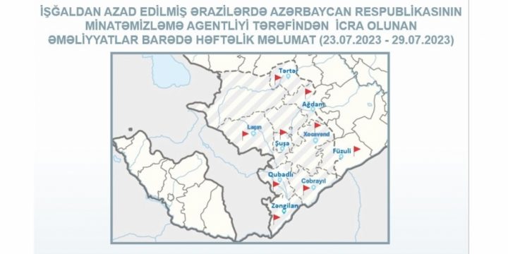 ANAMA: 68 more landmines detected on liberated territories over past week