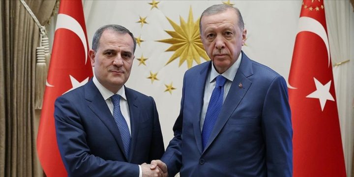 Turkish President Recep Tayyip Erdogan receives Azerbaijani Foreign Minister