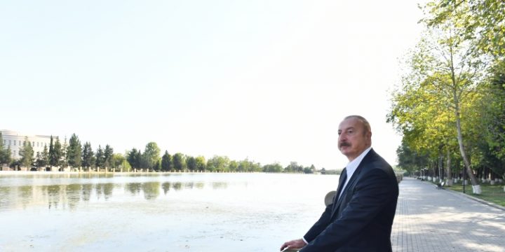 Azərbaycan Prezidenti İlham Əliyev Qazax rayonuna səfər edib 