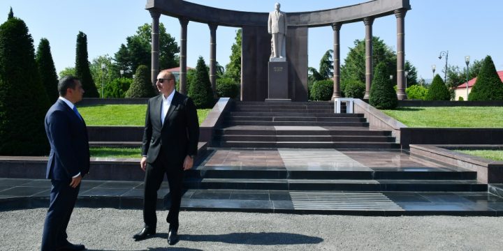 President Ilham Aliyev visited Shamkir district