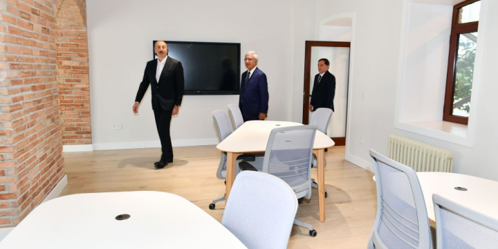 President Ilham Aliyev viewed conditions created at Gazakh Teachers’ Seminary ADA University Gazakh Center