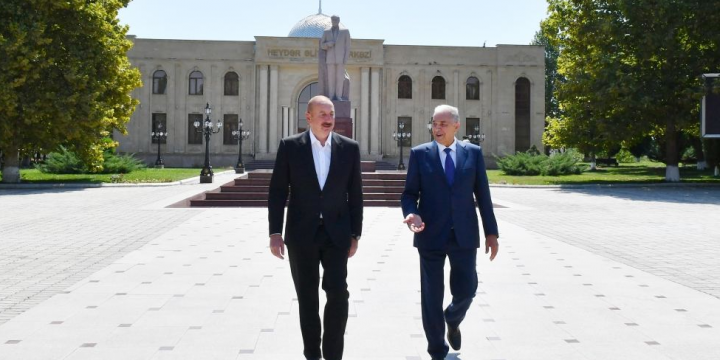 President Ilham Aliyev visited Samukh district