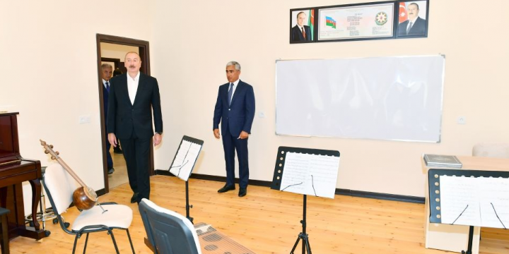 New building of Serkar village children’s music school opened in Samukh