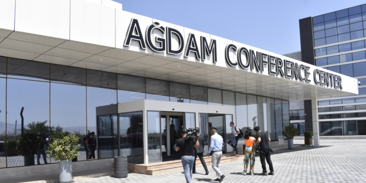 Representatives of diplomatic corps accredited in Azerbaijan view construction works in Aghdam