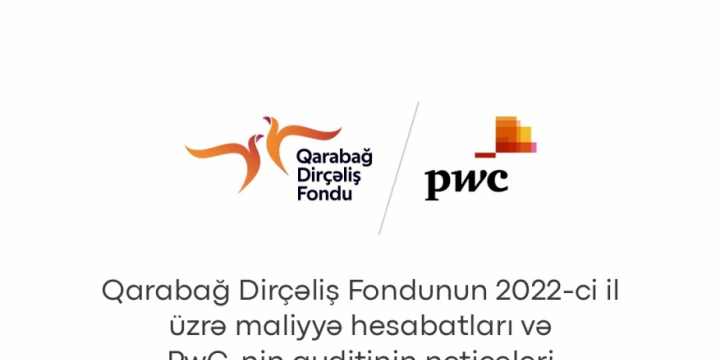 Qarabağ Dirçəliş Fondu 2022-ci il üzrə maliyyə hesabatlarını təqdim edib