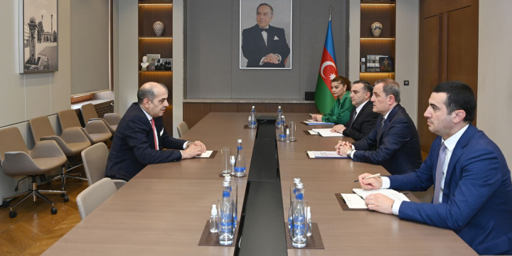 Ceyhun Bayramov İordaniyanın Azərbaycandakı səfiri ilə görüşüb