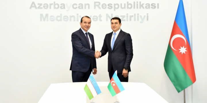 Azerbaijani Minister of Culture meets with his Uzbek counterpart