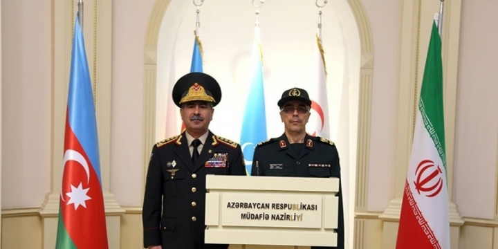 Azerbaijan`s Minister of Defense and Chief of General Staff of Armed Forces of Iran hold phone talk