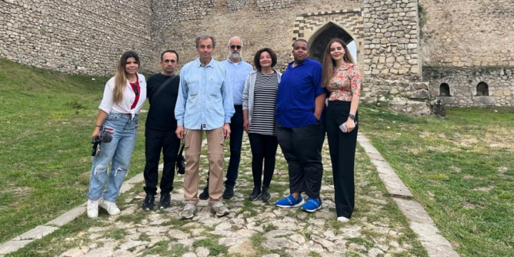 Journalists from the United States visit Shusha
