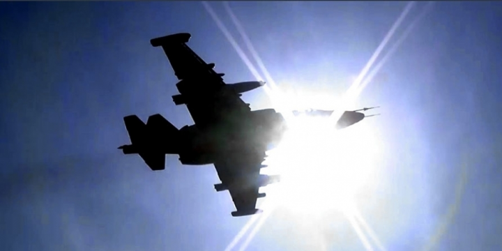 Azerbaijan Air Force carry out training flights