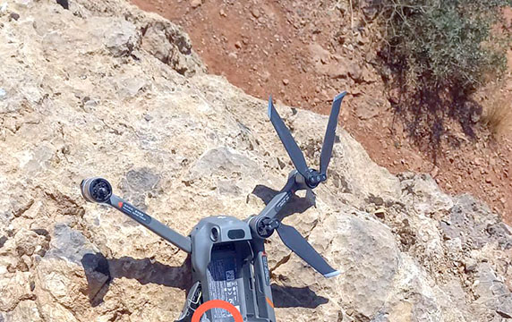 Armenian armed forces quadrocopter is destroyed