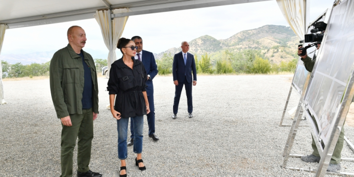 Foundation stone for hotel complex was laid in Lachin