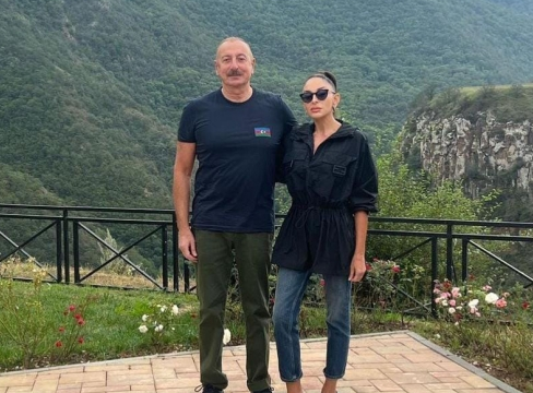 First Vice-President Mehriban Aliyeva shared photos from Kalbajar and Lachin