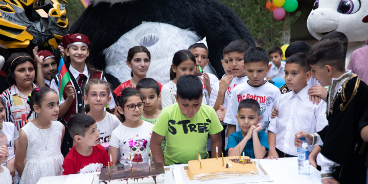 Heydər Əliyev Fondu uşaqlar üçün növbəti şənlik təşkil edib
