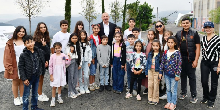 President Ilham Aliyev and First Lady Mehriban Aliyeva participated in “Lachin City Day” festivities