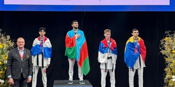 Azerbaijani taekwondo fighter crowned European champion