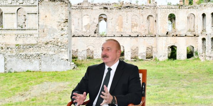 Azərbaycan Prezidenti İlham Əliyev “Euronews” televiziyasına müsahibə verib