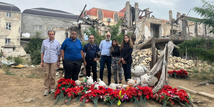 Amerikalı jurnalistlər Gəncədə olublar