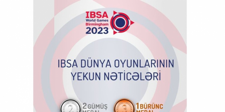 Azərbaycan IBSA dünya oyunlarını 3 medalla başa vurub