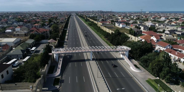 Yeni piyada keçidi vətəndaşların istifadəsinə verilib