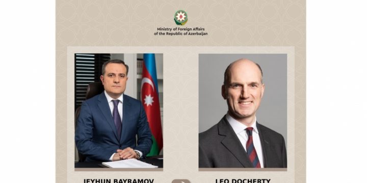 Azerbaijani FM informs UK Minister of State for Europe about situation in region