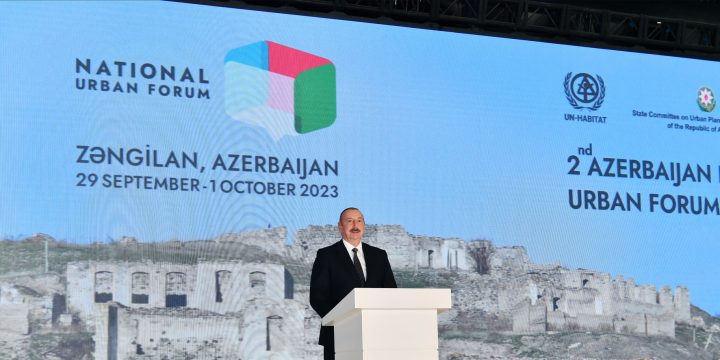 President Ilham Aliyev: Eastern Zangazur is now being totally reconstructed
