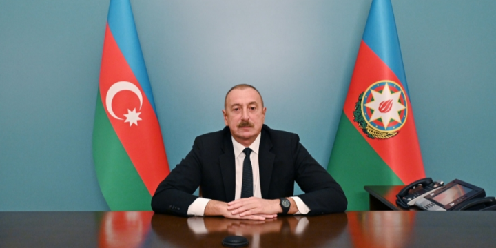 Prezident İlham Əliyev: Qanunsuz erməni silahlı birləşmələrinin mövqelərdən çıxarılma prosesi başlamışdır