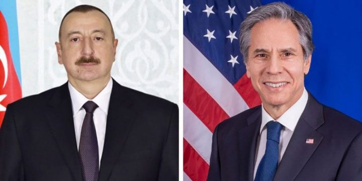 ABŞ Dövlət katibi Antoni Blinken Prezident İlham Əliyevə zəng edib