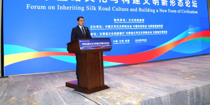 Azerbaijani culture minister addresses forum on “Inheriting Silk Road Culture and Building a New Form of Civilization” in China
