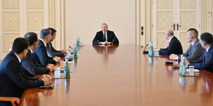 President Ilham Aliyev received ministers of Turkic states participating in the events held in Baku