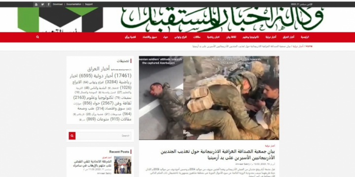 İraq mətbuatı erməni vəhşiliyindən yazıb