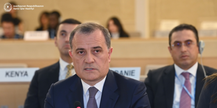 Azerbaijani FM highlights Armenia’s provocations at 54th session of UN Human Rights Council