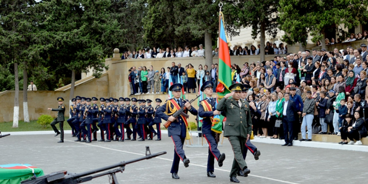 Military lyceum holds military oath-taking ceremony
