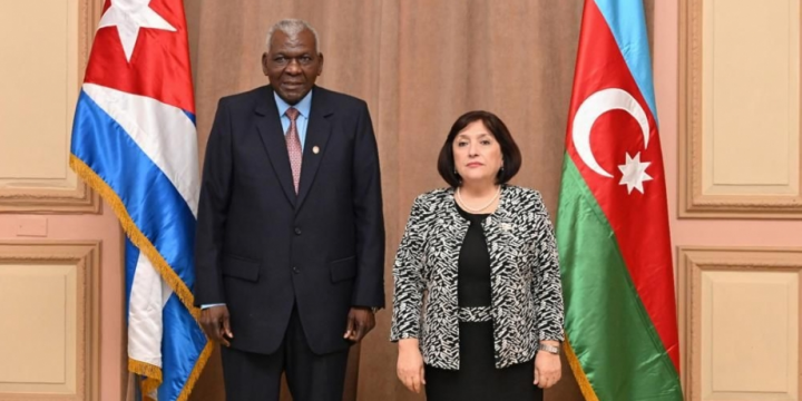 Speaker of Milli Majlis meets Cuban counterpart